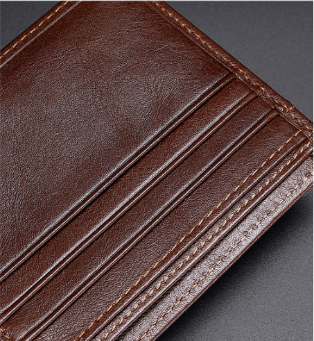 Premium Bison Denim Genuine Leather Rfid Mens Wallet Shopick