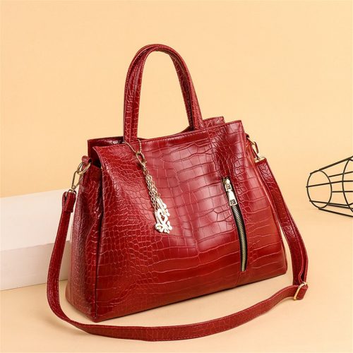 Retro Alligator Pattern Luxury  Women Bag Luxury 2 Set Handbag