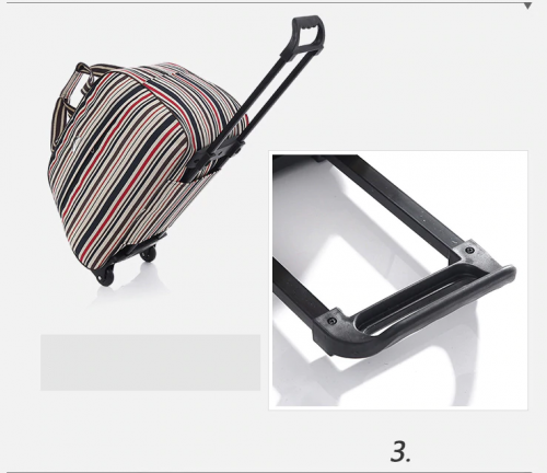 Classic Fashion Trolley Duffle Bag - Image 12