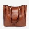 Premium ARIA City PU Leather Classic Tote Bag