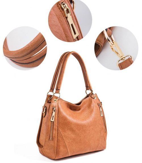 Weixier Premium Versatile PU Leather Ladies Handbag - Image 5