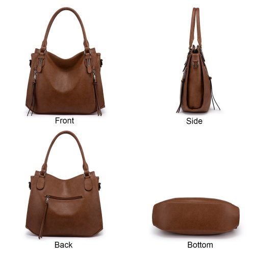 Premium Realer 2 in 1  Ladies Hobo Handbag - Image 5