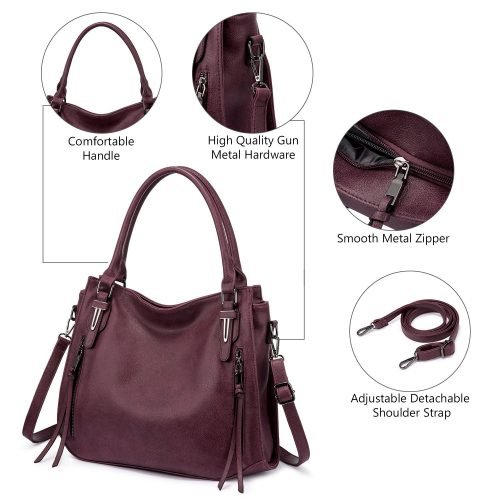 Premium Realer 2 in 1  Ladies Hobo Handbag - Image 4