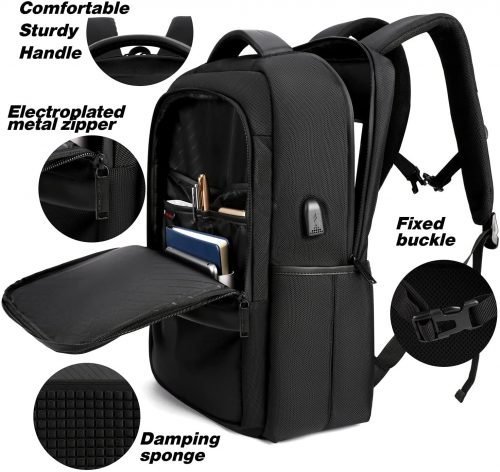 Artic Hunter Jacquard Waterproof Business Laptop Backpack - Image 6