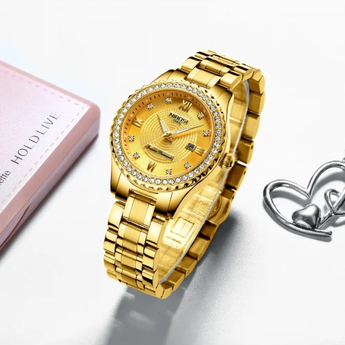 Luxurious Nibosi 1985 Series Ladies Waterproof Quartz Wristwatch - Image 7