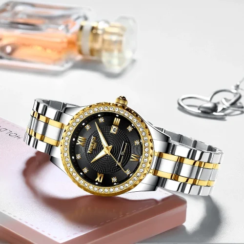 Luxurious Nibosi 1985 Series Ladies Waterproof Quartz Wristwatch - Image 5