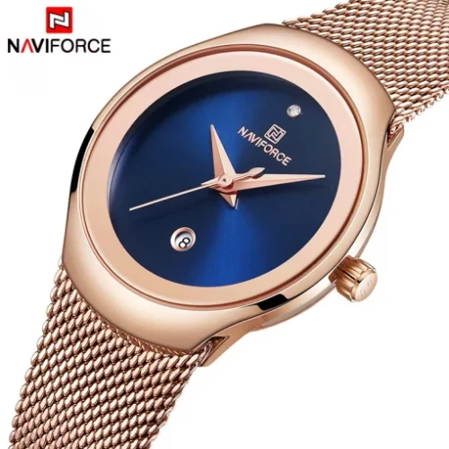 Naviforce Nf5004 Waterproof Minimalistic Ladies Watch - Image 2