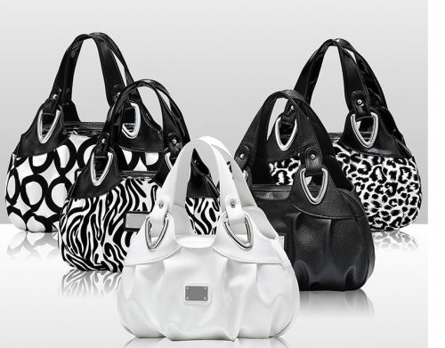 QIAOSANSAN Designer 2022 New Design plain and Floral Handbag - Image 2
