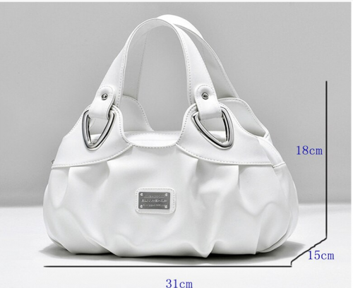 QIAOSANSAN Designer 2022 New Design plain and Floral Handbag - Image 6