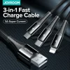 Premium Joyroom 3in1  3A  Fast ChargingUSB Cable