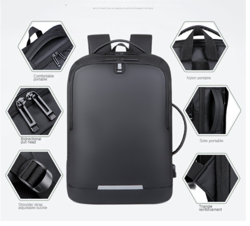 URBAN Business Premium Expandable Large Capacity Laptop and Travel Backpack - Image 7
