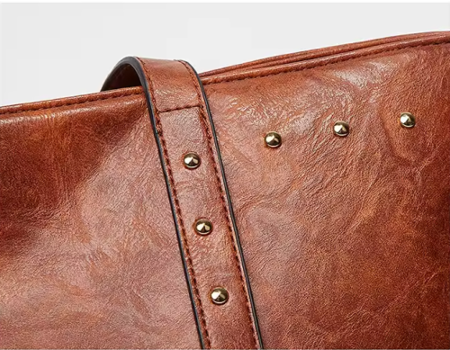 Cicinaiti Versatile Ladies Quality Leather Tote Handbag - Image 5