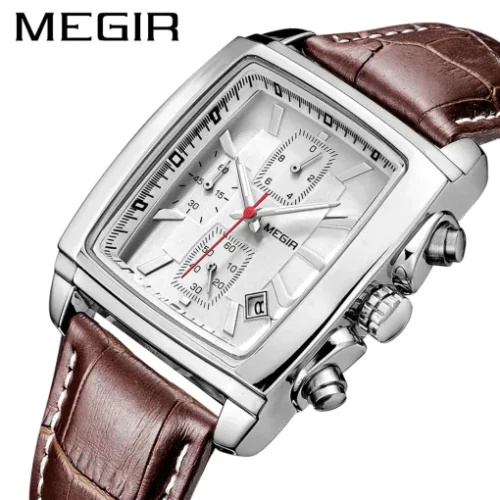 Premium Megir MGE12 Men Waterproof Chronograph Military Wristwatch - Image 4