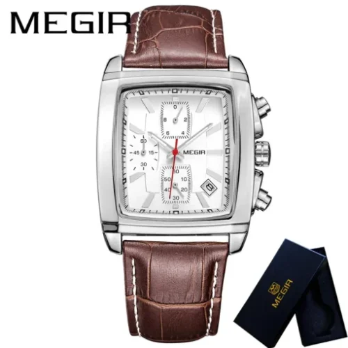 Premium Megir MGE12 Men Waterproof Chronograph Military Wristwatch - Image 3