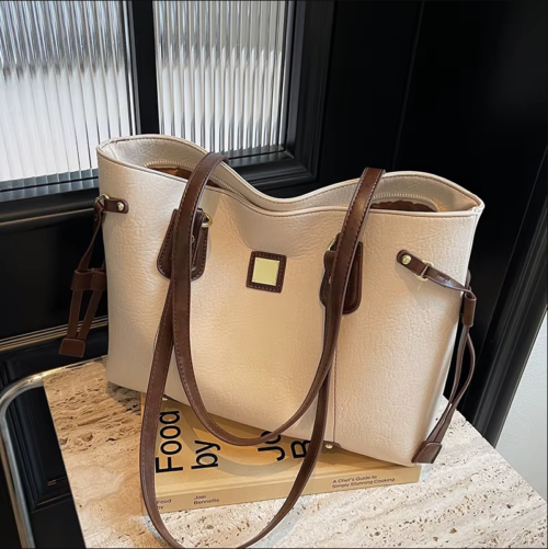 VELOUR VAULT Highend Premium Large Capacity Quality  NEW Leather Handbag