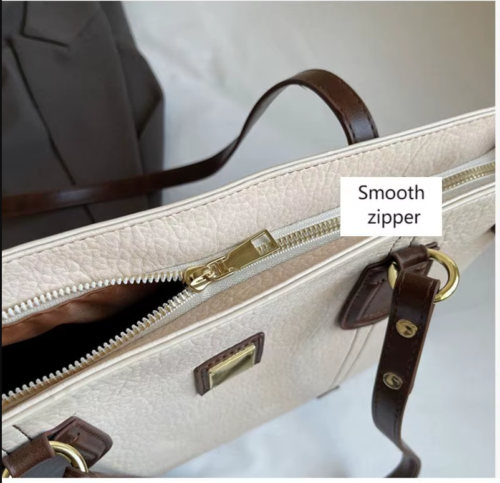 VELOUR VAULT Highend Premium Large Capacity Quality  NEW Leather Handbag - Image 7