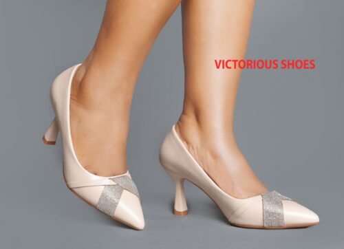 Premium Victorias Ladies Pump Heal Shoes - Image 2