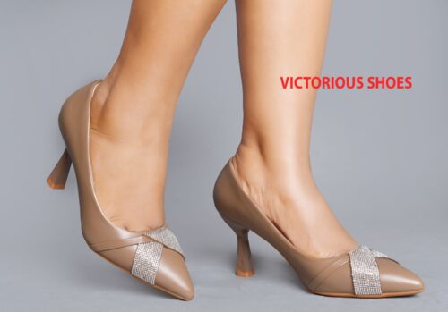 Premium Victorias Ladies Pump Heal Shoes - Image 7