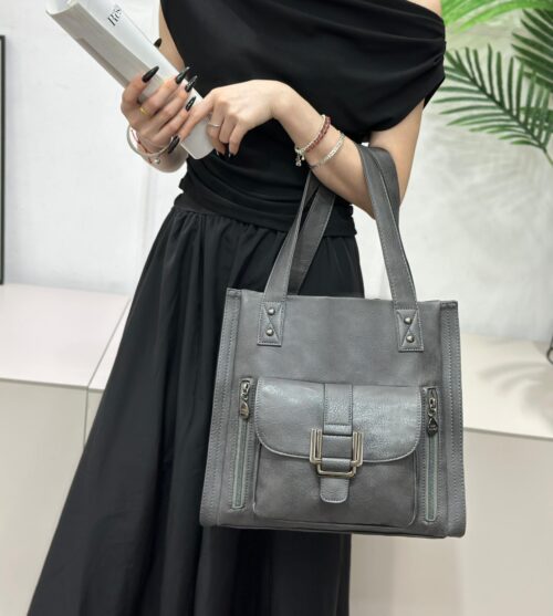 Veromandy Ladies Large Capacity Pu Leather Handbag - Image 9