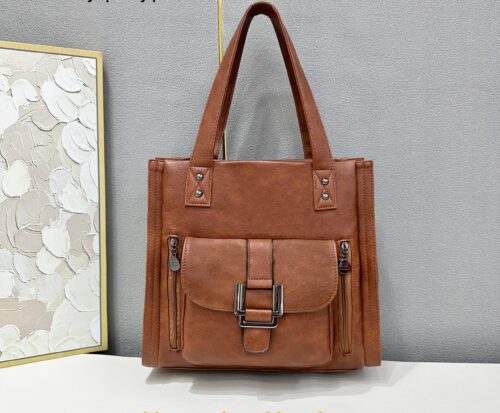 Veromandy Ladies Large Capacity Pu Leather Handbag