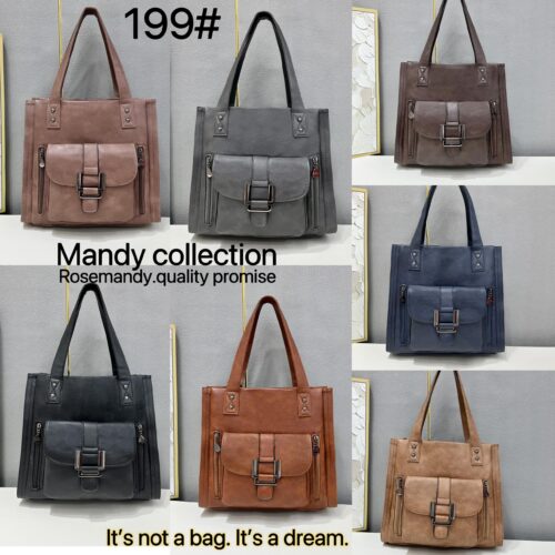 Veromandy Ladies Large Capacity Pu Leather Handbag - Image 6