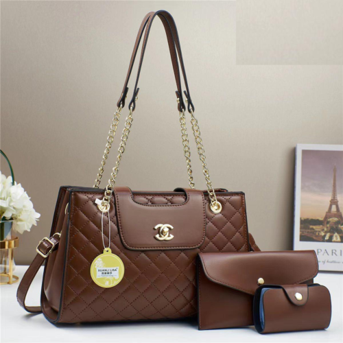 Premium Chainy 3PC New Arrival Medium Capacity Handbag - Image 3