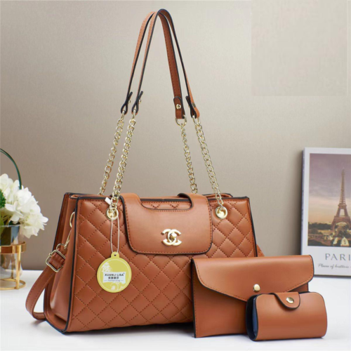 Premium Chainy 3PC New Arrival Medium Capacity Handbag