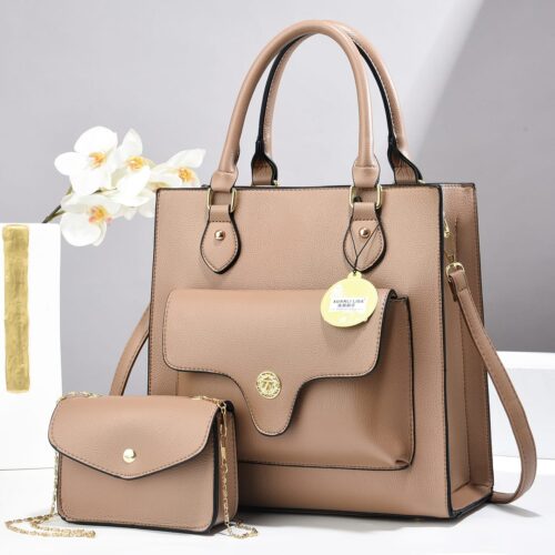 New Arrival 2pc Decorati Premium Leather and Quality Handbag - Image 7