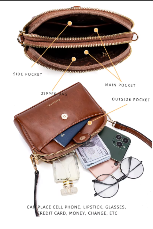 BAELLERRY New Arrrival Classy And Premium Leather Mini Sling Bag - Image 8