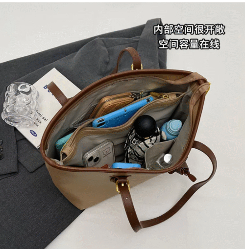 VELOUR3 VAULT Highend Premium Large Capacity Quality NEW Leather Handbag - Image 2