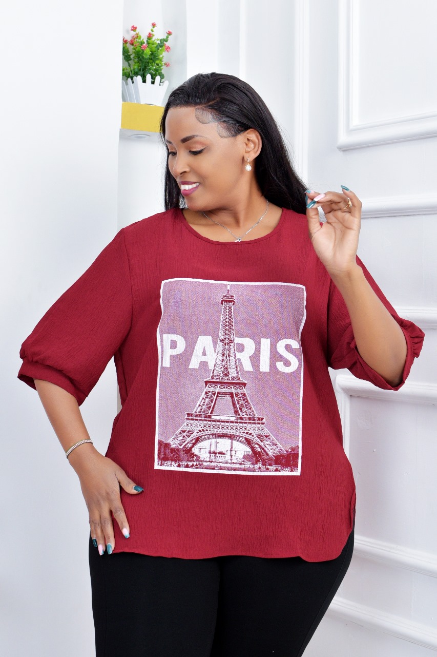 New Arrival PARIS FREE SIZE Fancy And Comfy T SHIRT - Image 4