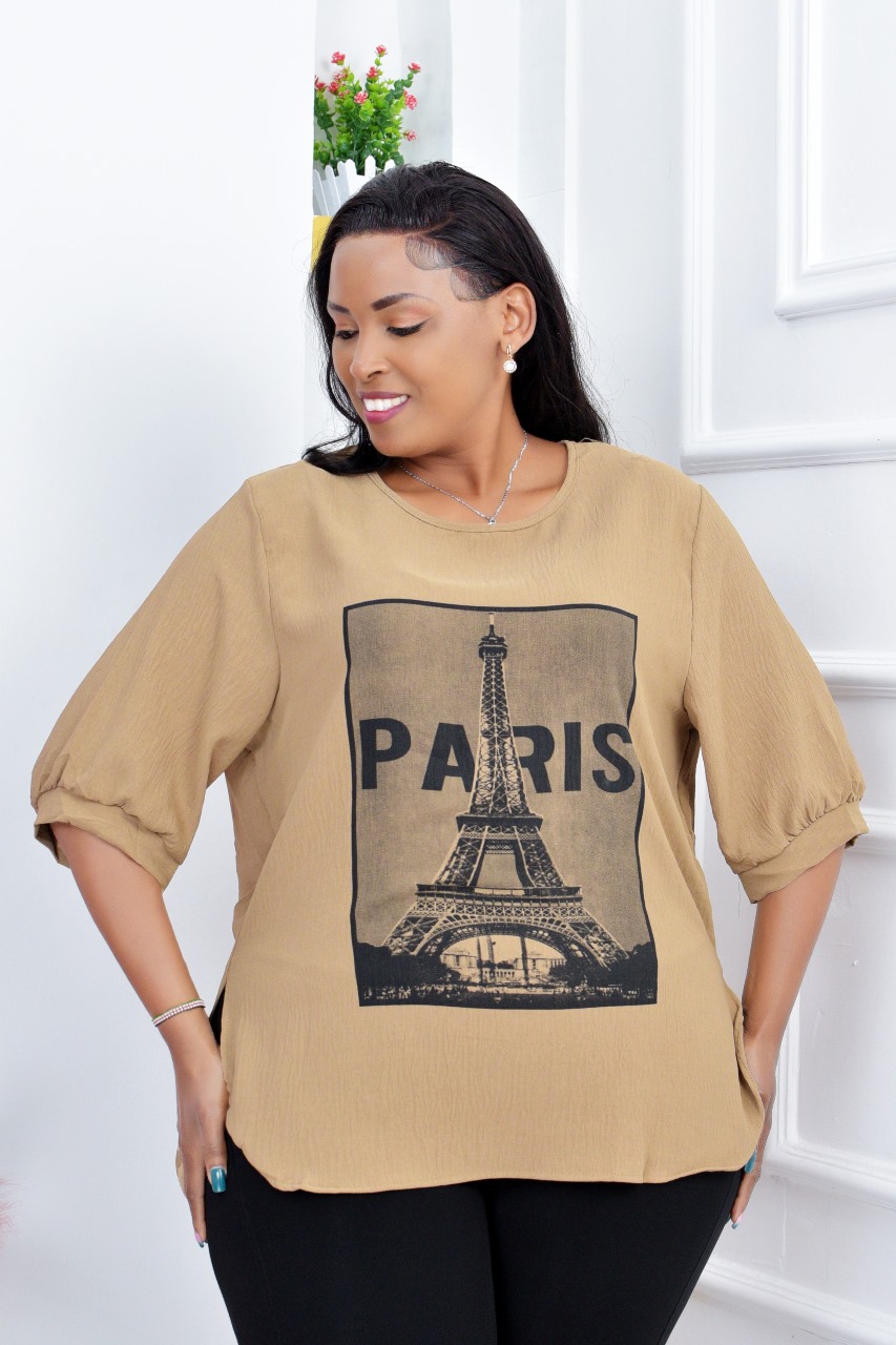 New Arrival PARIS FREE SIZE Fancy And Comfy T SHIRT - Image 3