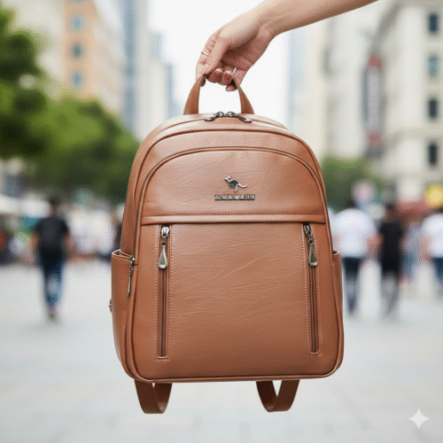 Velanni Everyday Ladies PU Leather Backpack - Image 2