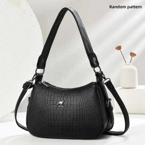 Premium Amber Grace Classic Croco-Textured Ladies Sling Bag