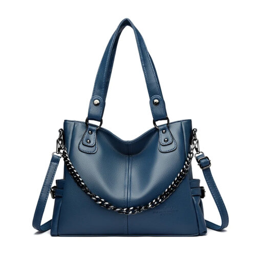 Daishu Premium Ladies Chainlink Versatile PU Leather Handbag - Image 8