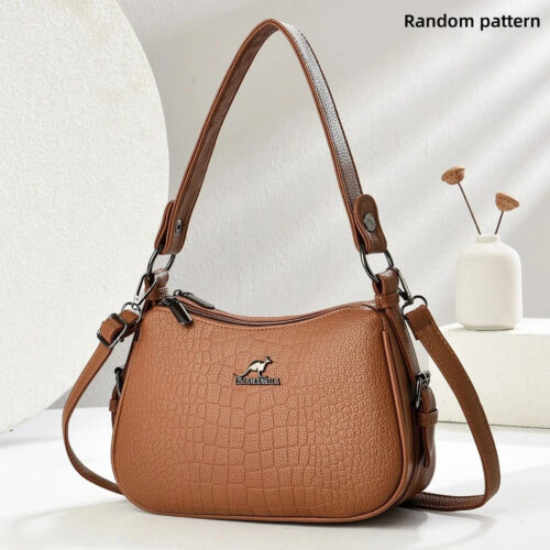 Premium Amber Grace Classic Croco-Textured Ladies Sling Bag - Image 5