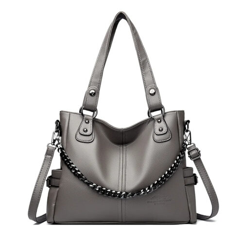 Daishu Premium Ladies Chainlink Versatile PU Leather Handbag - Image 10