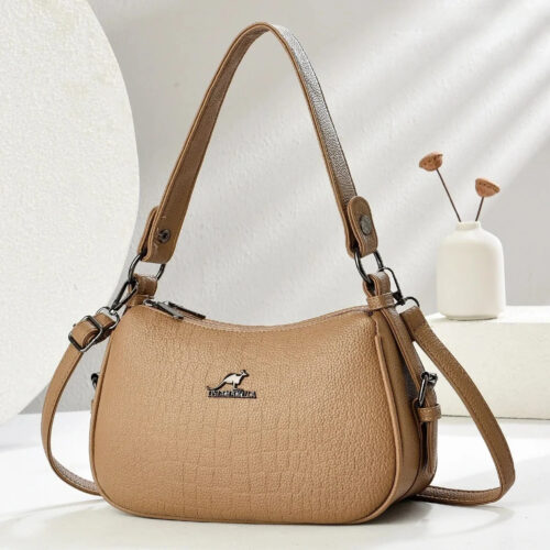 Premium Amber Grace Classic Croco-Textured Ladies Sling Bag - Image 2