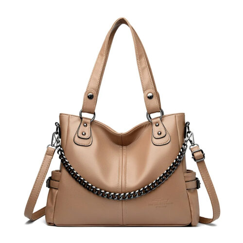 Daishu Premium Ladies Chainlink Versatile PU Leather Handbag - Image 11