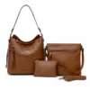 Tooler 3PC Premium Large Capacity Multi Functional Leather Handbag