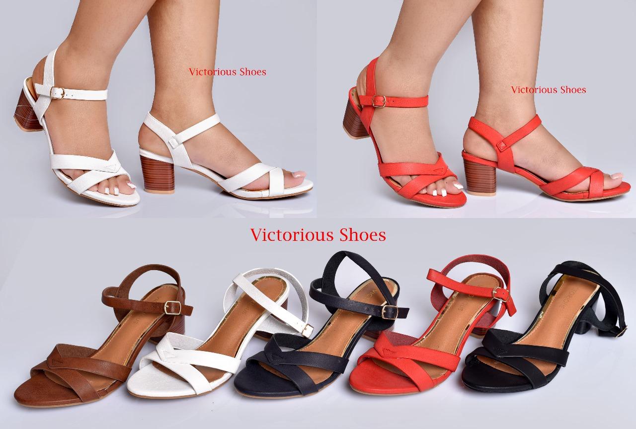 New Premium Softstep Strap Heels - Image 3