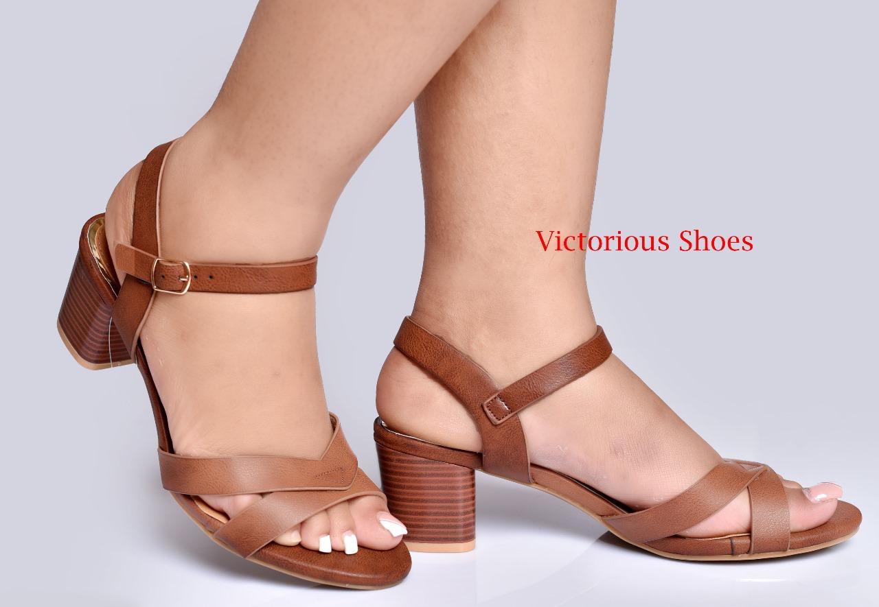 New Premium Softstep Strap Heels - Image 4