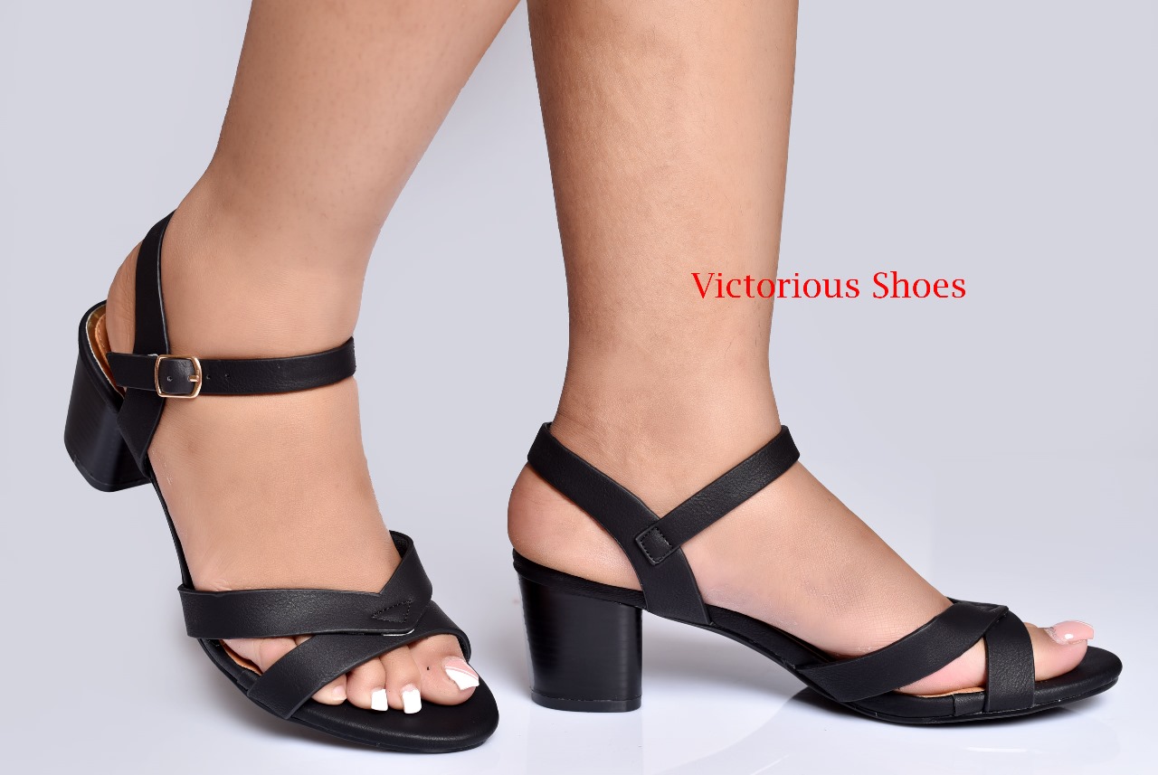 New Premium Softstep Strap Heels - Image 6