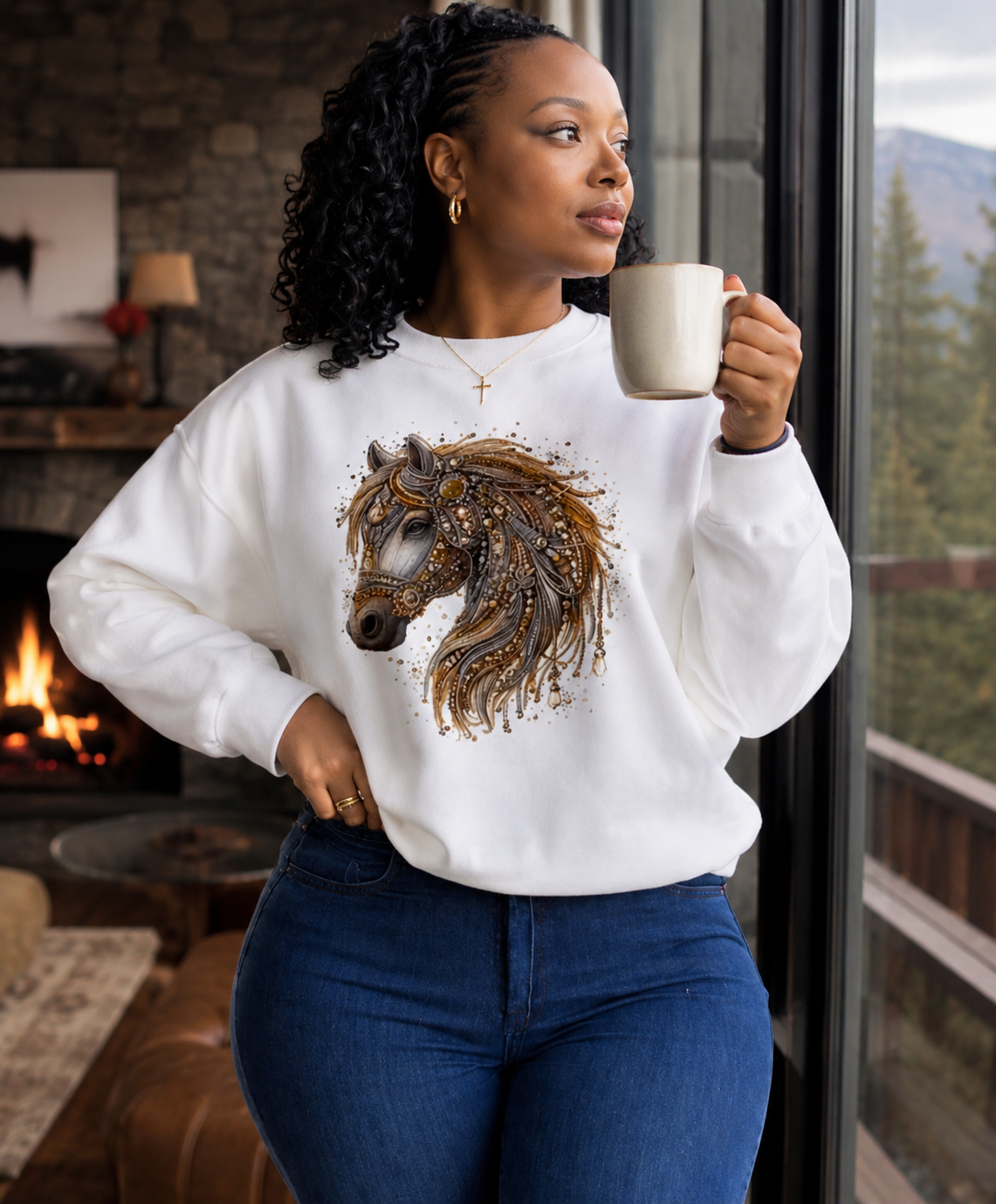 New Premium Majestic New Arrivals Free Size Sweatshirt - Image 6