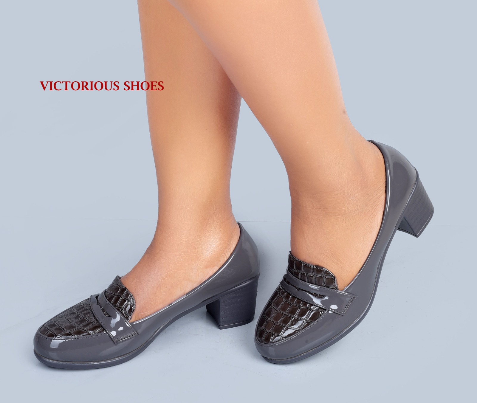 New Arrivals Premium Majesty Textured Block Heels - Image 2