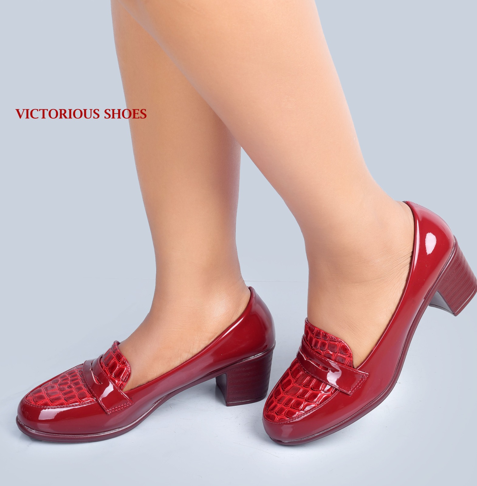 New Arrivals Premium Majesty Textured Block Heels
