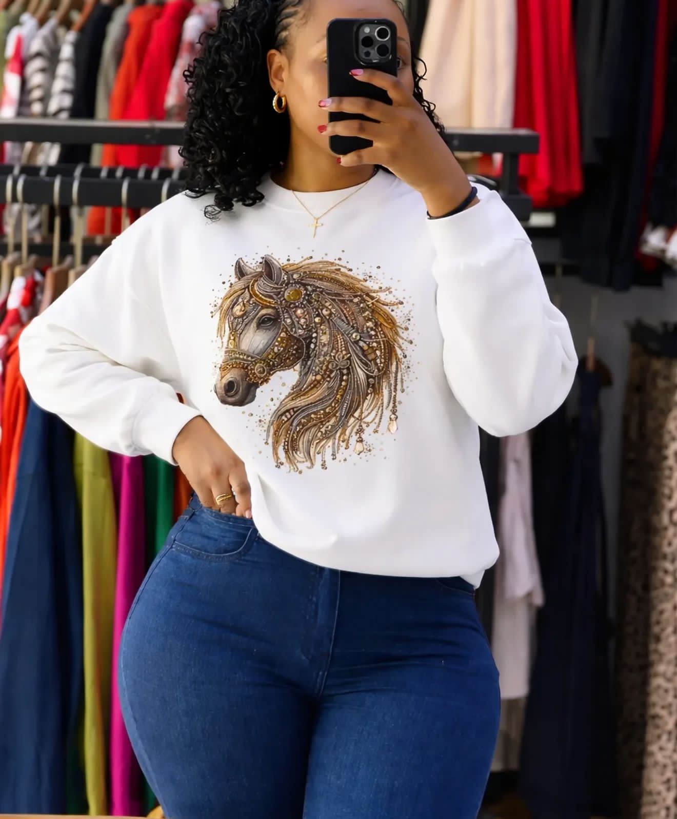 New Premium Majestic New Arrivals Free Size Sweatshirt - Image 2