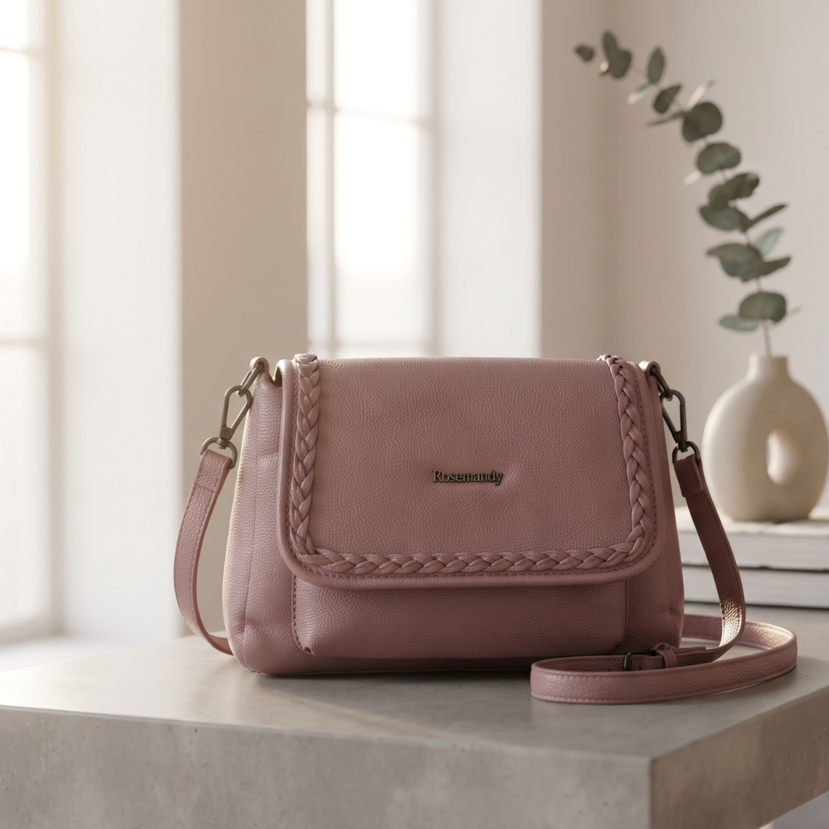Korean3 Plain Design New Arrival Quality Design Sling Bag - Image 11