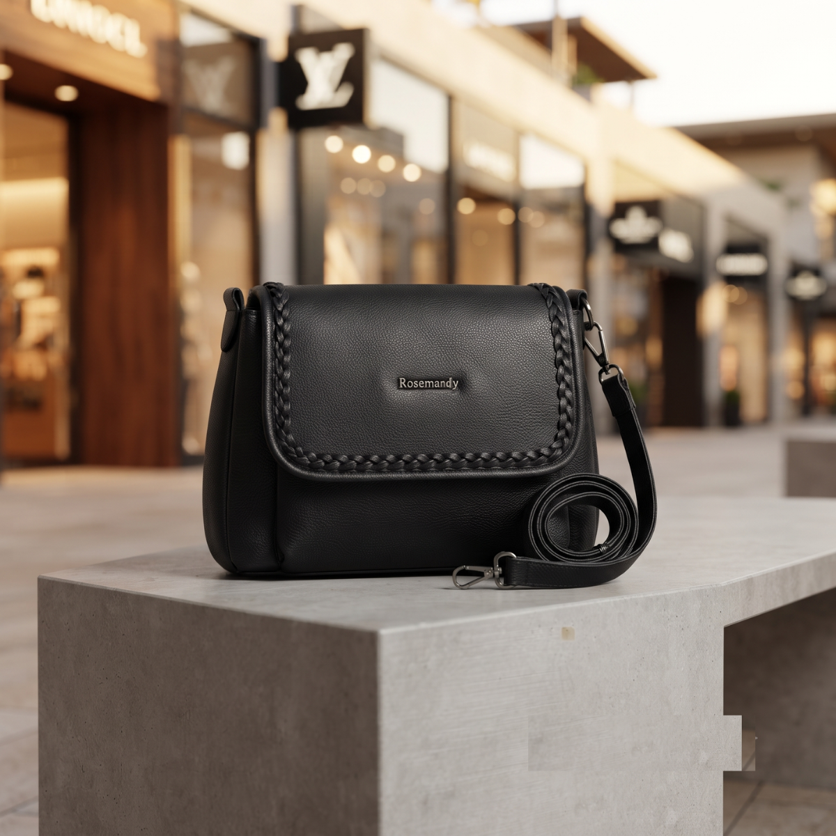 Korean3 Plain Design New Arrival Quality Design Sling Bag - Image 7