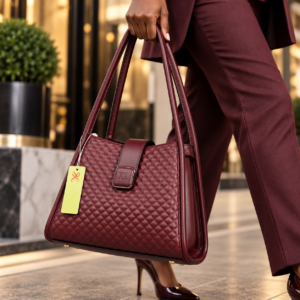 Alternative view of New Premium Elara Quilted Tote New Arrivals Handbag